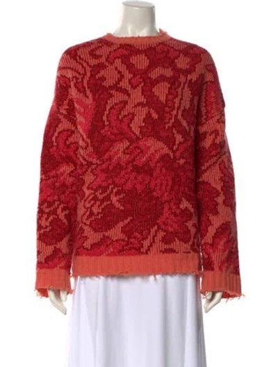 Pre-owned Etro Wool Printed Sweater In Pink