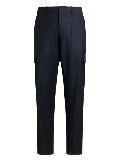 ETRO ETRO WOOL REGULAR TROUSERS WITH CARGO POCKETS