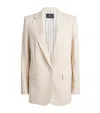 Etro Wool Single-breasted Blazer In Neutral