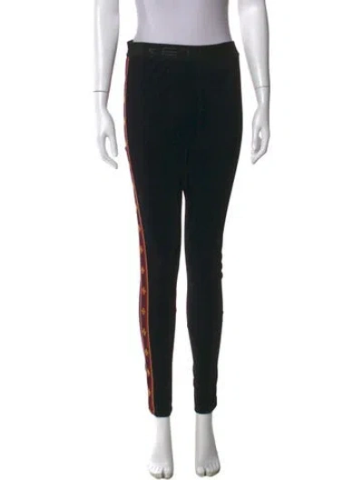 Pre-owned Etro Wool Skinny Leg Pants In Black
