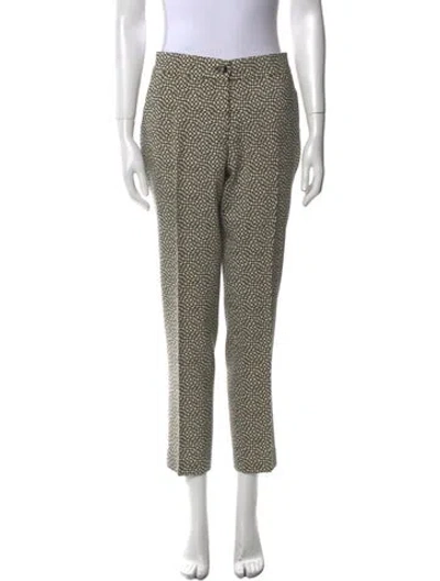 Pre-owned Etro Wool Straight Leg Pants