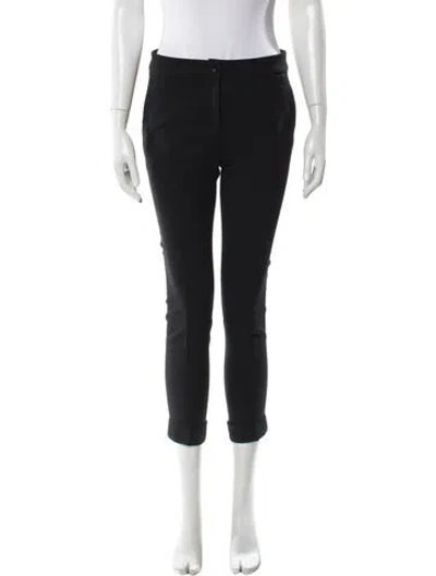 Pre-owned Etro Wool Straight Leg Pants In Gray