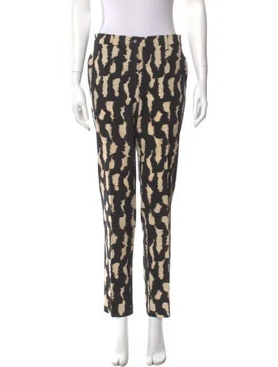 Pre-owned Etro Wool Straight Leg Pants In Multi