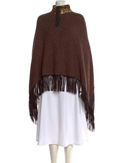 Pre-owned Etro Wool Striped Sweater In Brown