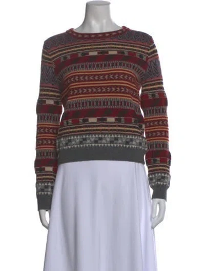 Pre-owned Etro Wool Striped Sweater In Multi