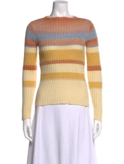 Pre-owned Etro Wool Striped Sweater In Neutrals