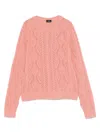 Etro Wool Sweater In Pink