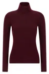 Etro Cozy Turtleneck Knit Sweater With Long Sleeves In Burgundy