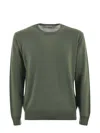 Etro Pegaso Embroidered Crewneck Jumper In Green