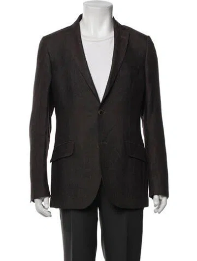 Pre-owned Etro Wool Two-piece Blazer In Gray