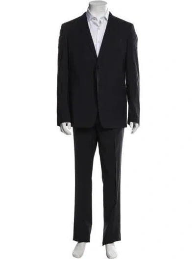 Pre-owned Etro Wool Two-piece Suit In Black