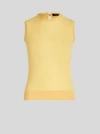 Etro Wool Top In Yellow