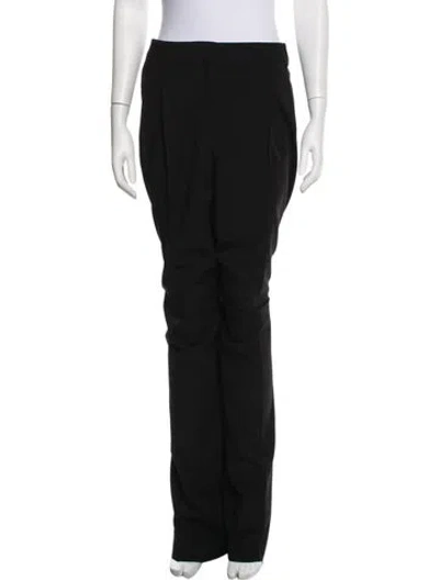 Pre-owned Etro Wool Wide Leg Pants In Blue