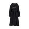 Etro Wool-blend Oversized Coat In Black