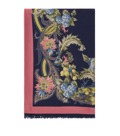 Etro Wool-blend Paisley Boheme Scarf