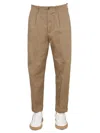 Etro Trousers Front Pleats Straight Leg