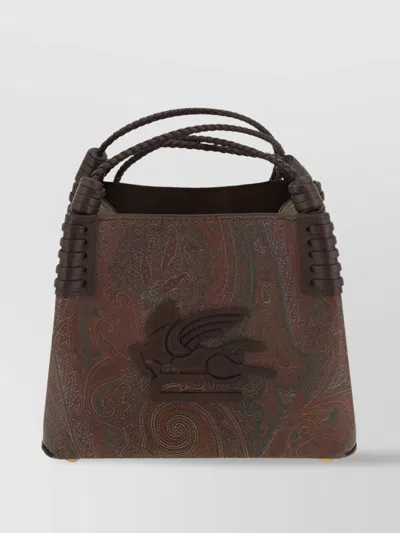 Etro Woven Handles Cross-body Bag Satchel