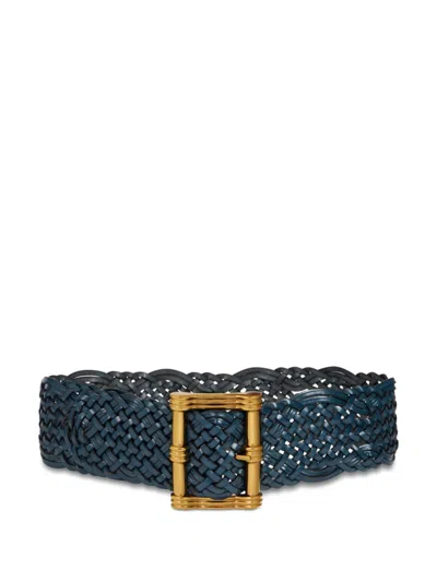 ETRO WOVEN LEATHER BELT