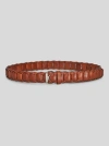 Etro Woven Leather Belt In Light Brown