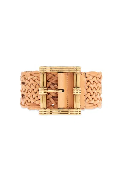 Etro Leather Belt In Brown