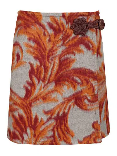 ETRO MINIFALDA - MULTICOLOR