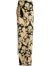 Etro Print Viscose Long Skirt In Beige
