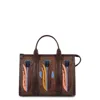 Etro X Agostino Iacurci Embroidered Tote Bag In Brown