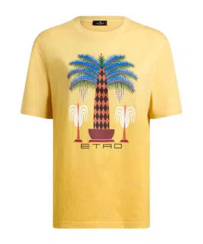 ETRO ETRO GRAPHIC PRINTED CREWNECK T-SHIRT