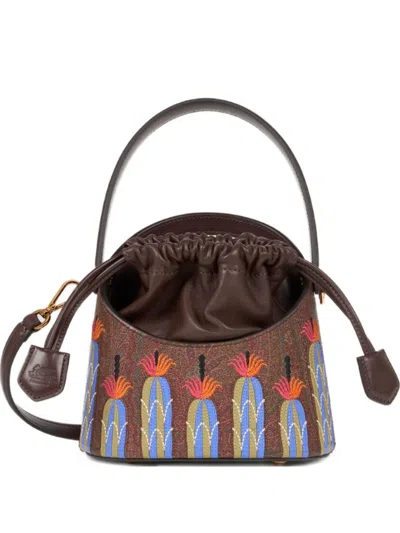 Etro X Agostino Iacurci Small Saturno Bucket Bag