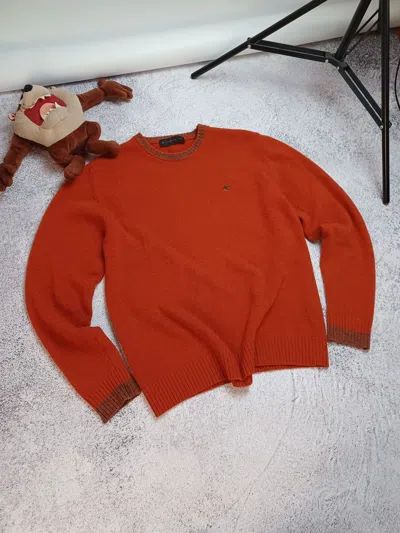 Pre-owned Etro X Italian Designers Etro Wool Sweater In Orange