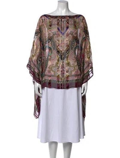 Pre-owned Etro X Neiman Marcus Paisley Print Tunic In Multicolor