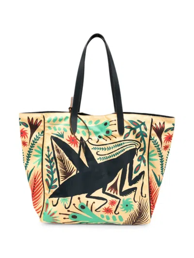 Etro X Tabby Booth Unfold Me Graphic-print Shoulder Bag In Multi