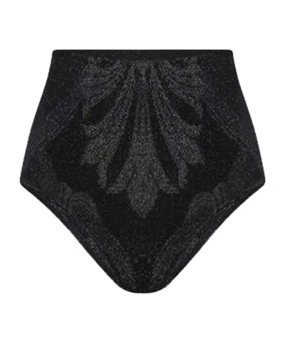 Etro X Wolford Jacquard Shorts In Black