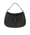 Etro Crossbody Pony Xl Tumbled Leather In Black