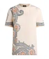 Etro Year Of Snake Cotton T-shirt In White