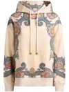 Etro Year Of Snake Hooded Sweatshirt In Neutrals