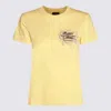 Etro Crew Neck Graphic Print Lightweight Soft Fabric In Yellow