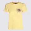 Etro Crew Neck Graphic Print Lightweight Soft Fabric In Yellow