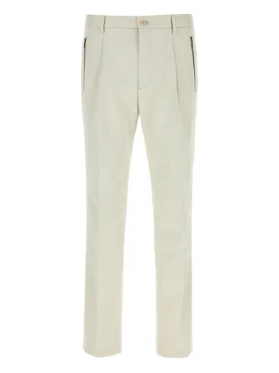 ETRO ZIP-POCKET PLEATED TROUSERS