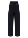 Etro Pleated Front Casual Pants In Blue