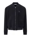 Etro Wool Bomber Jacket In Blue