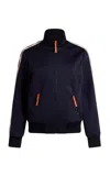 Etro Zipped Scuba Track Jacket In Blue