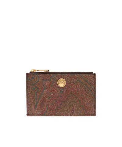 Etro Zipper Card Holder