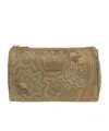 Etro Zippered Clutch In Sand