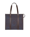 Etro Zippered Handbag In Black