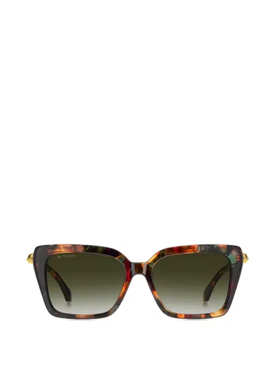 Etro Drop Square-frame Sunglasses In Brown
