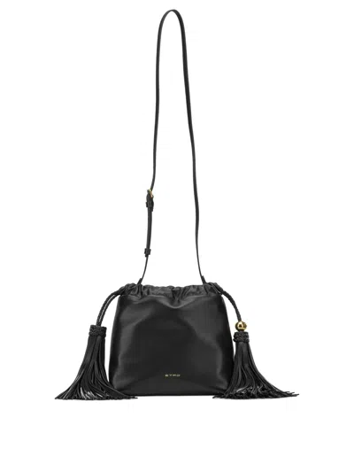 Etro Small Kalispera Nappa Leather Crossbody Bag In Black