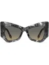 Etro Mania Oversized-frame Sunglasses In Black