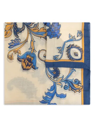 Etro Floral Printed Scarf In Neutral