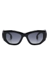 Etro Paisley Sunglasses In Black